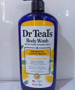 DR TEAL'S BODY WASH PREBIOTIC LEMON BALM & ESSENTIAL OILS